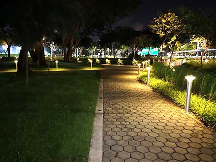 Solar Bollard Pathway Lights SBL2 Singapore Sports Hub